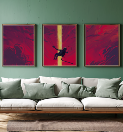 Quadros decorativo universo planetas - kit 3 telas retangulares cod r656 (cópia)