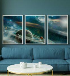 Quadros decorativo folhas - kit 3 telas retangulares cod r439 (cópia)
