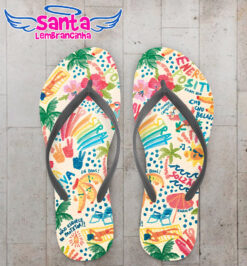 Chinelo farm good vibe personalizado cod 12812
