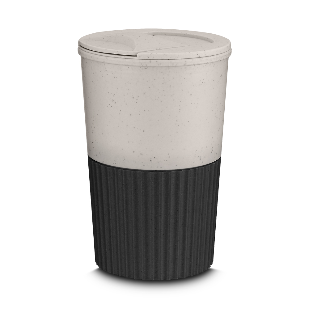 Copo plástico em fibra de trigo personalizado 400ml