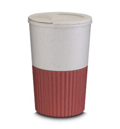 Copo plástico em fibra de trigo personalizado 400ml