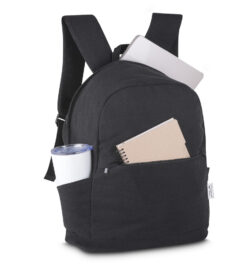 Mochila para notebook em algodão reciclado personalizada