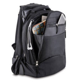 Mochila com rodinhas em poliéster personalizada