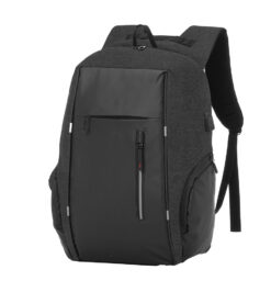 Mochila para notebook em poliéster e pu personalizada