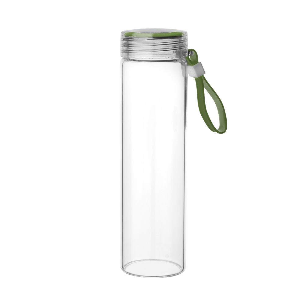 Garrafa de vidro personalizada 400ml