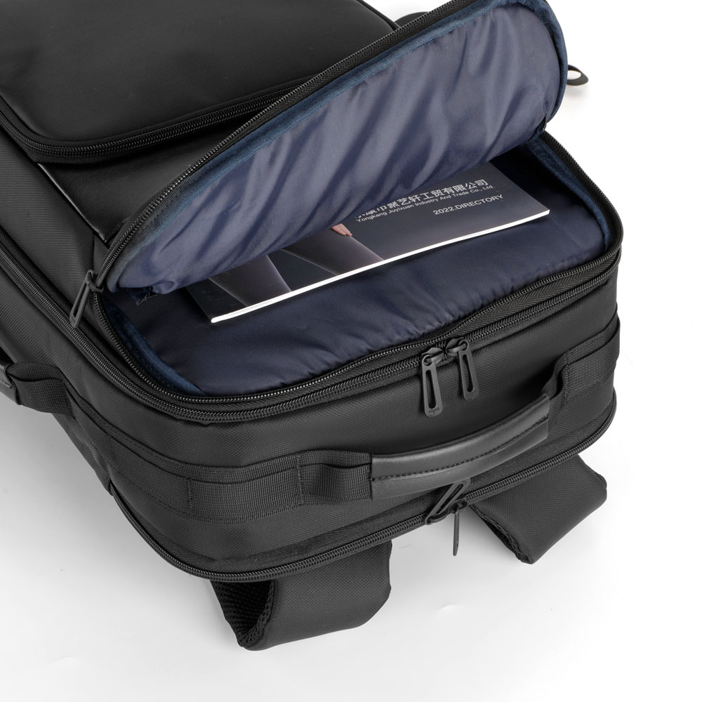 Mochila pasta premium para notebook em poliéster personalizada