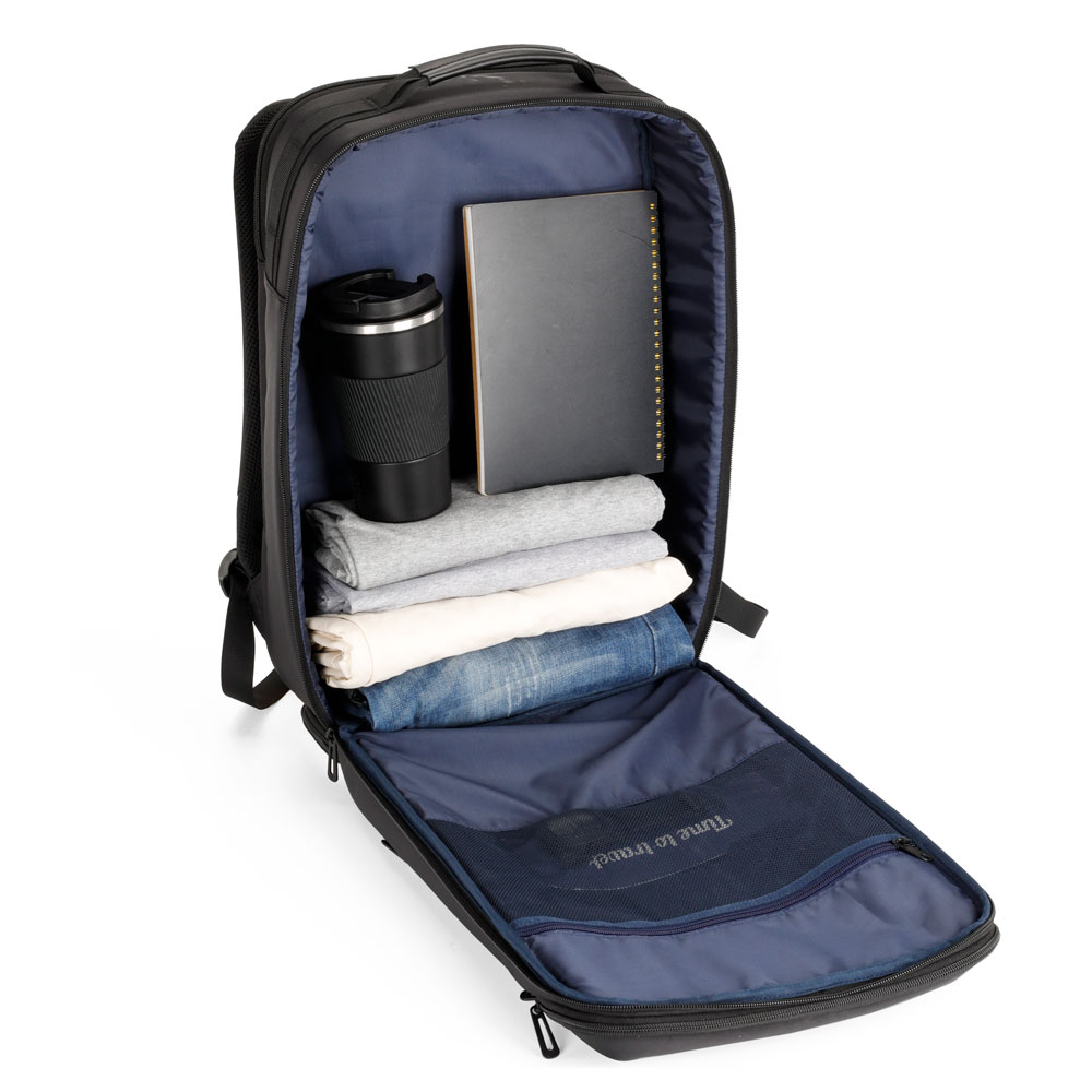 Mochila pasta premium para notebook em poliéster personalizada