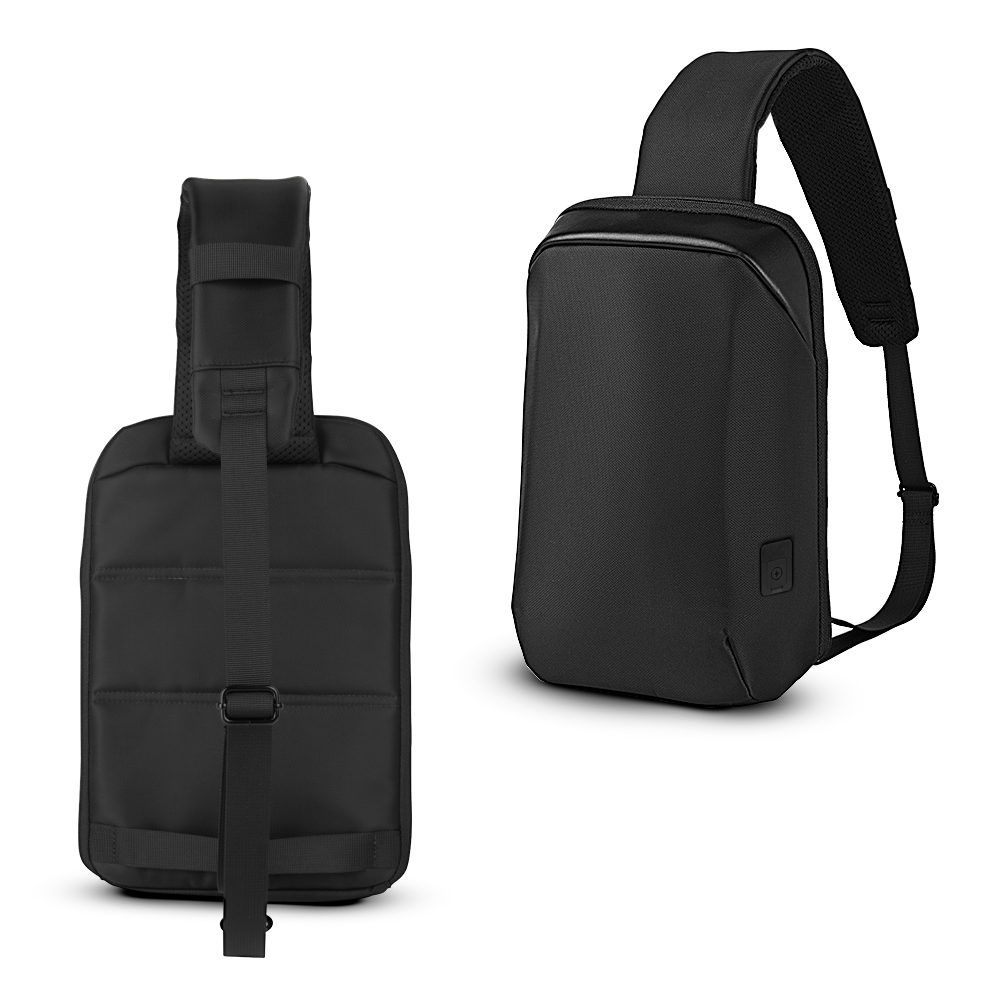 Mochila transversal em poliéster personalizada