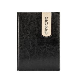 Agenda couro sintetico preto jpg