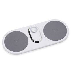 Base dual inducao para celulares e iwatch branco jpg