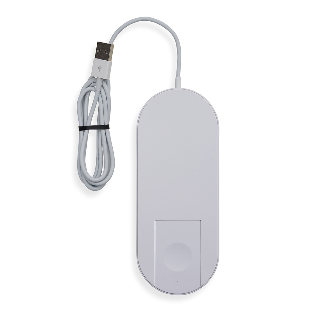 Base de inducao para celular e iwatch branco jpg