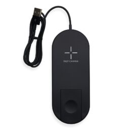 Base de inducao para celular e iwatch preto jpg