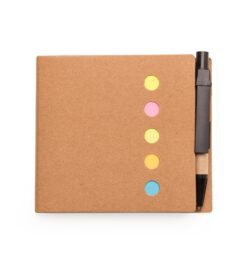 Bloco ecologico com post it kraft jpg