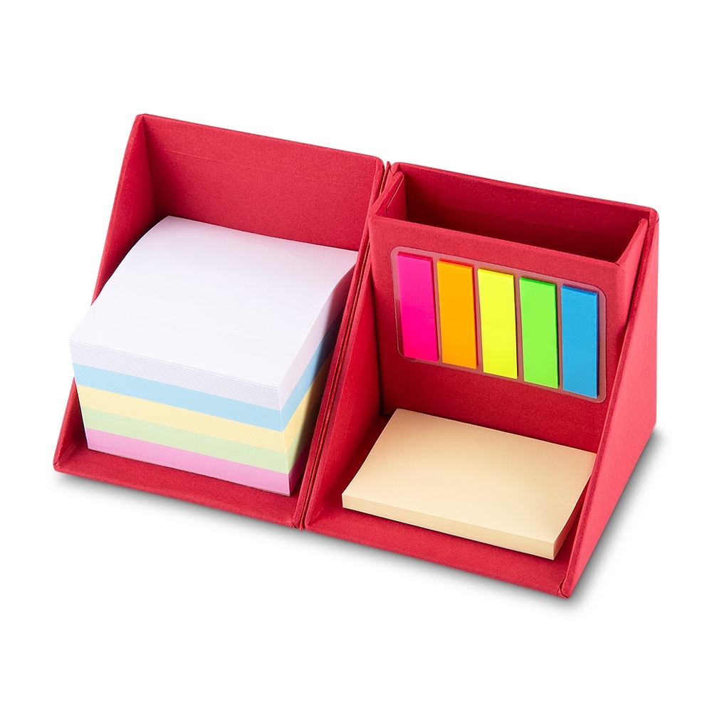 Bloco de anotacoes cubo vermelho jpg