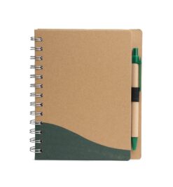 Bloco de anotacoes com caneta verde jpg