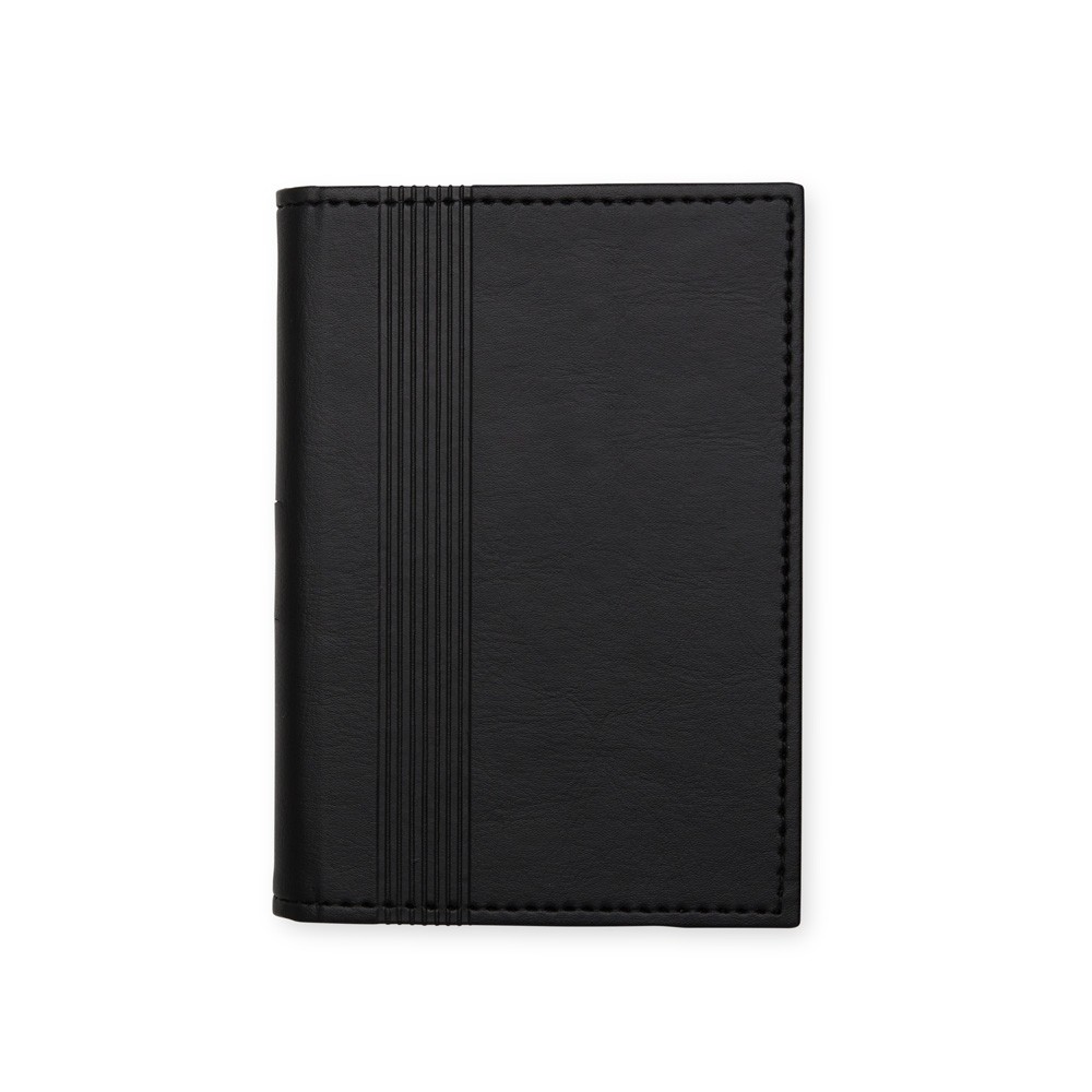Bloco de anotacoes com porta caneta preto jpg