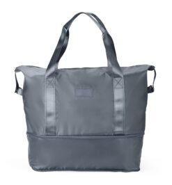 Bolsa esportiva poliester expansivel litros cinza escuro jpg