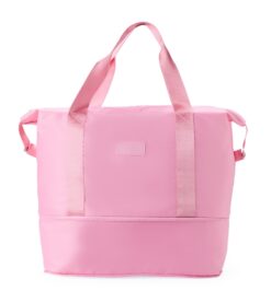 Bolsa esportiva poliester expansivel litros rosa jpg