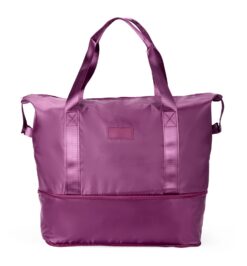 Bolsa esportiva poliester expansivel litros roxo jpg