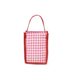 Bolsa de mao poliester vermelho jpg