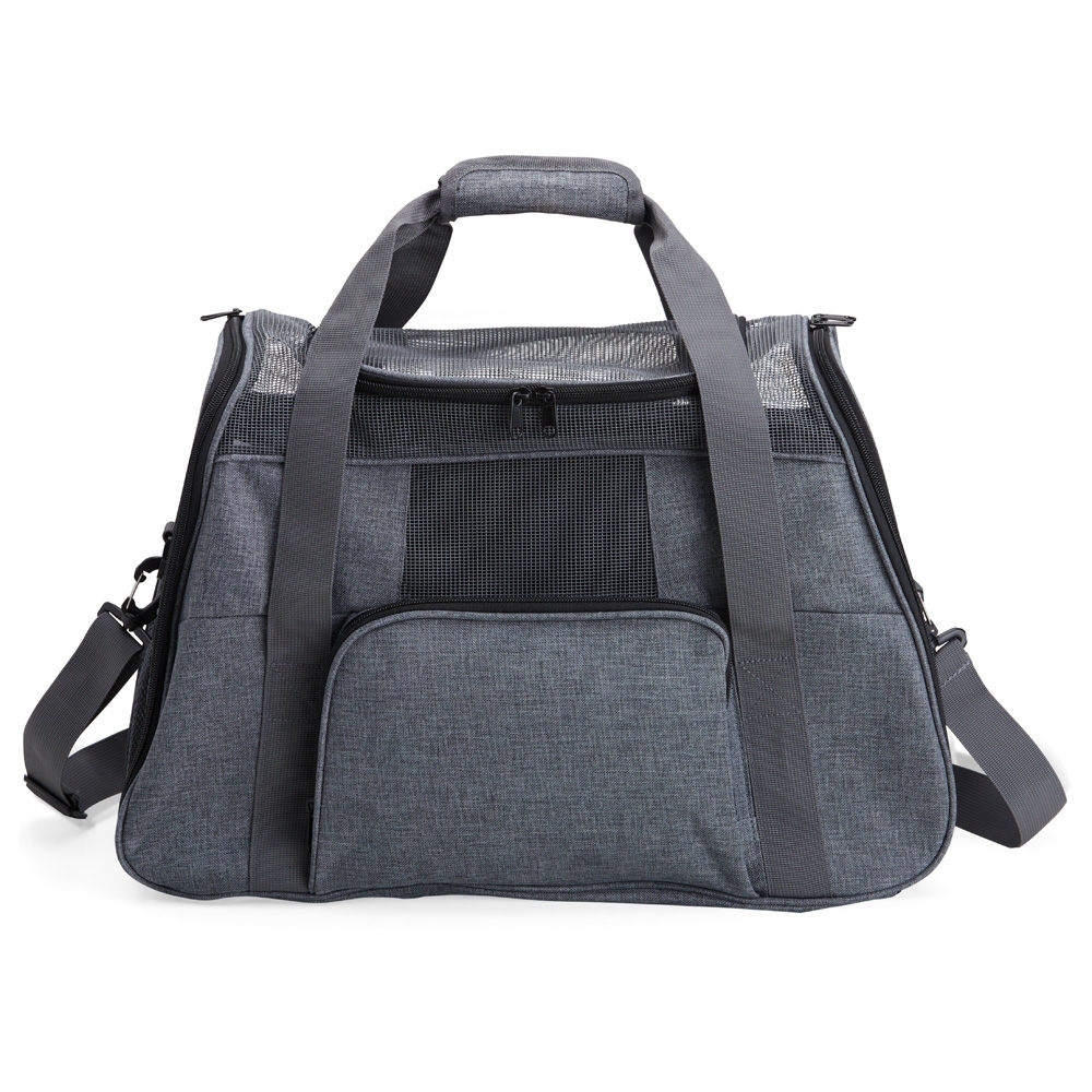 Bolsa para transporte de pets cinza jpg