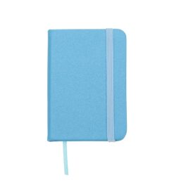 Caderneta tipo moleskine azul claro jpg