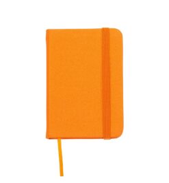 Caderneta tipo moleskine laranja jpg