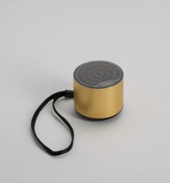 Caixa de som bluetooth tws dourado jpg