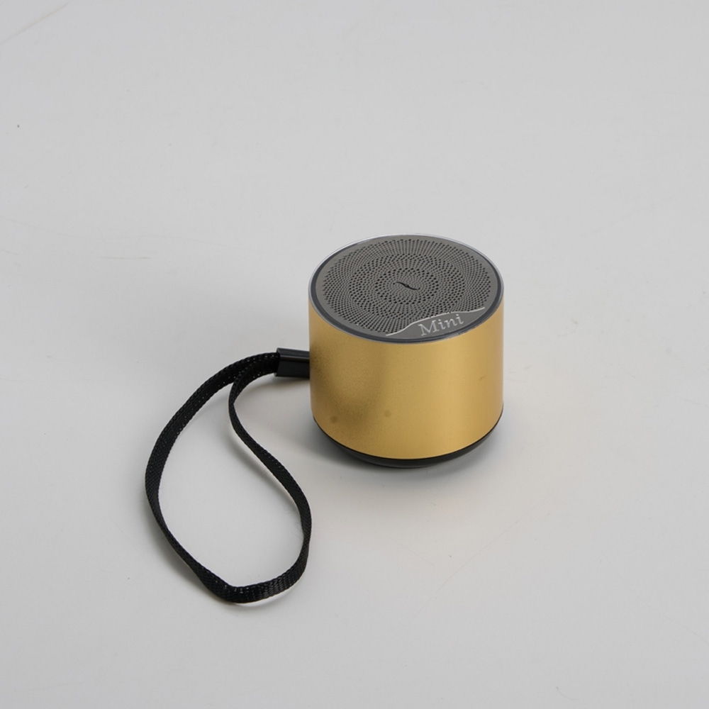 Caixa de som bluetooth tws dourado jpg