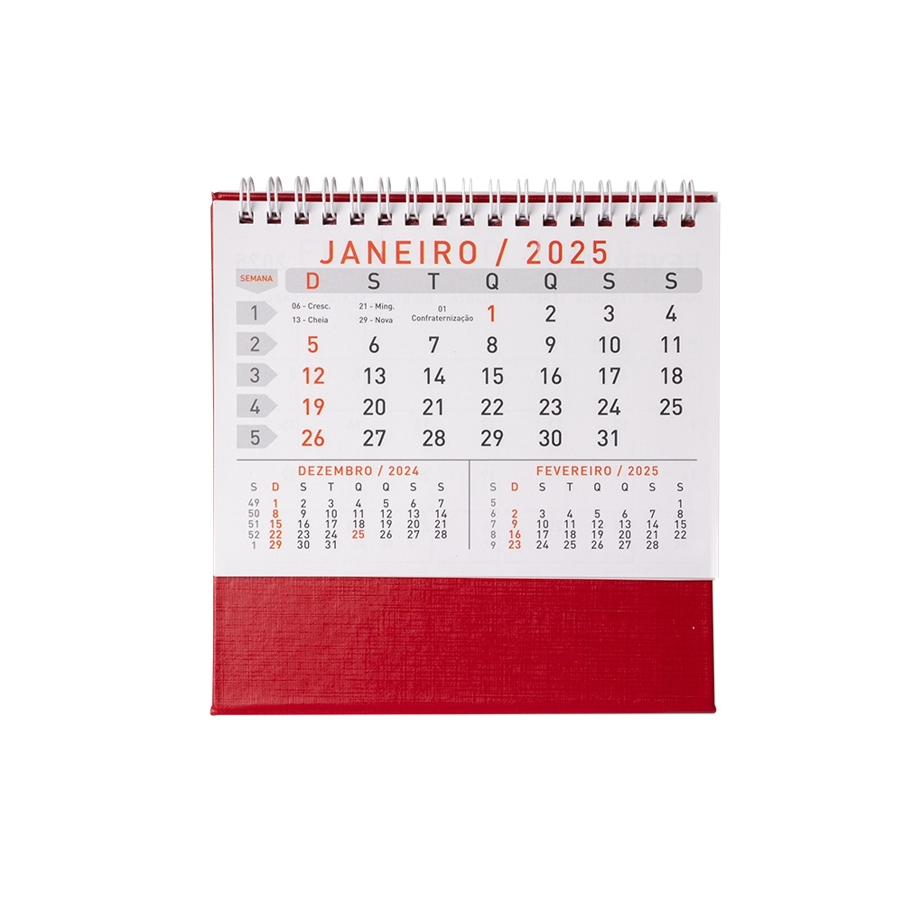Calendario de mesa vermelho jpg