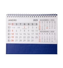 Calendario de mesa azul jpg