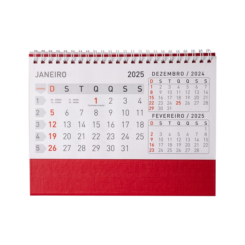 Calendario de mesa vermelho jpg