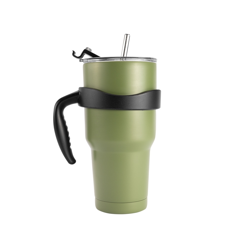 Caneca termica inox ml verde jpg