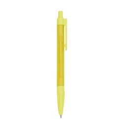 Caneta plastica amarelo jpg