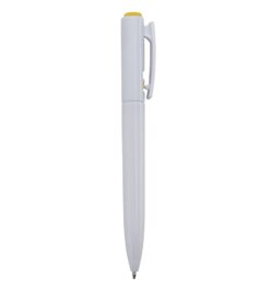 Caneta plastica amarelo jpg