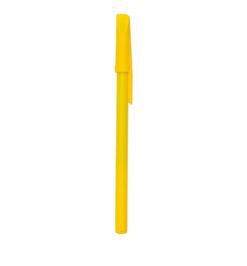 Caneta plastica amarelo jpg