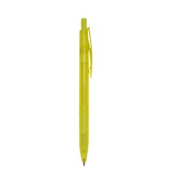 Caneta plastica amarelo jpg