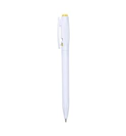 Caneta plastica amarelo jpg