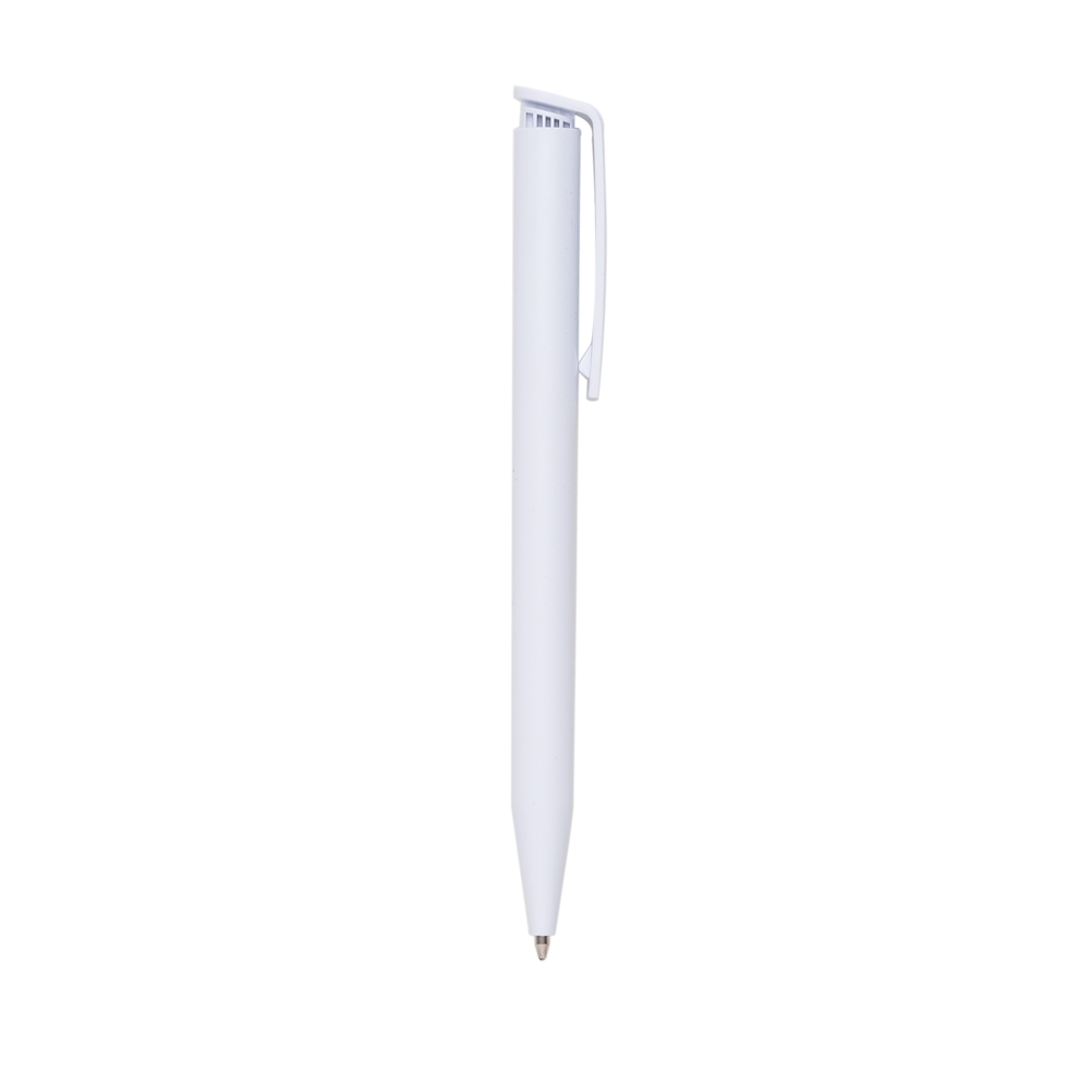 Caneta plastica branco jpg