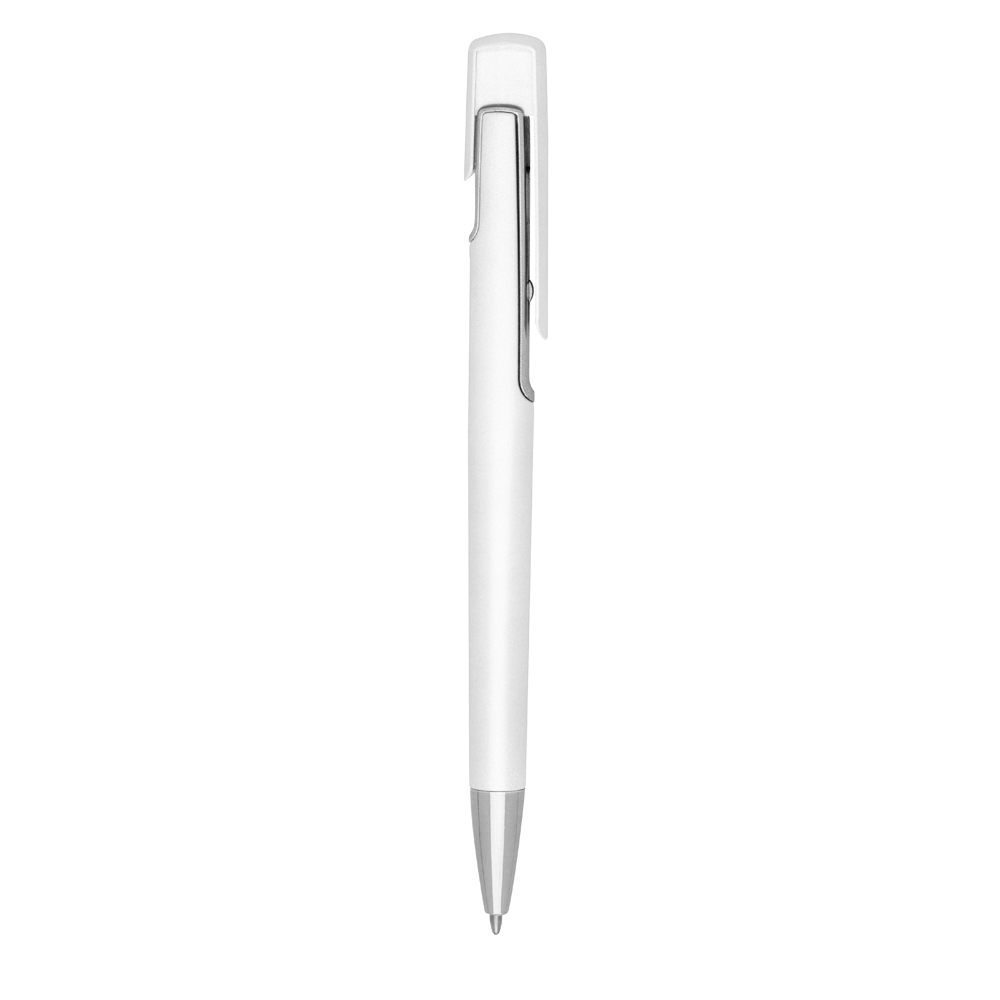 Caneta plastica branco jpg