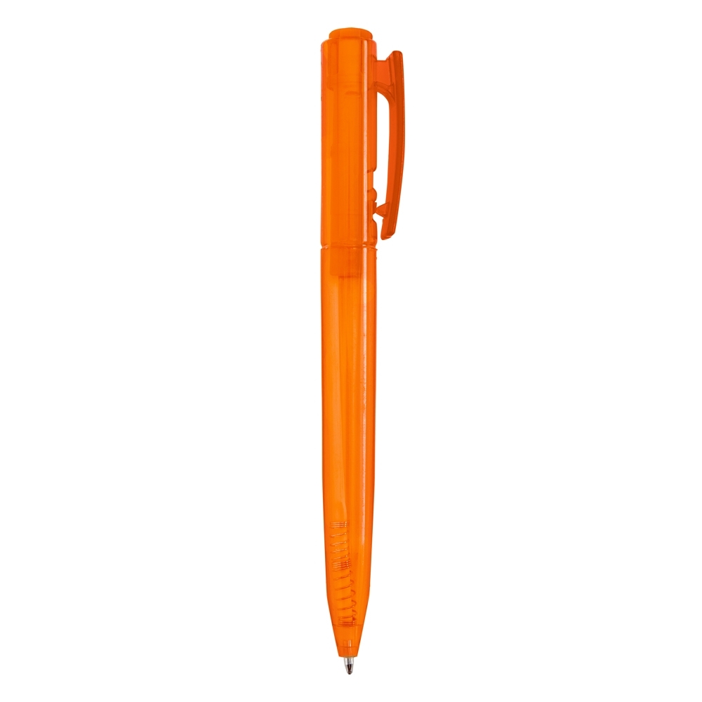 Caneta plastica laranja jpg