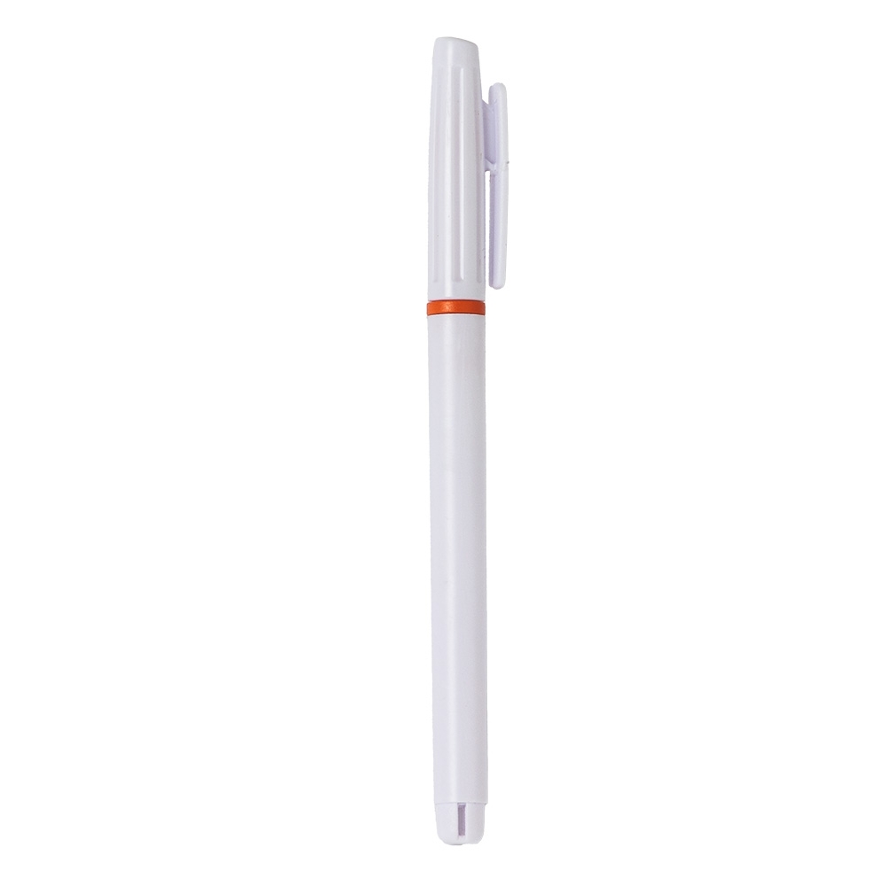 Caneta plastica laranja jpg