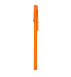 Caneta plastica laranja jpg
