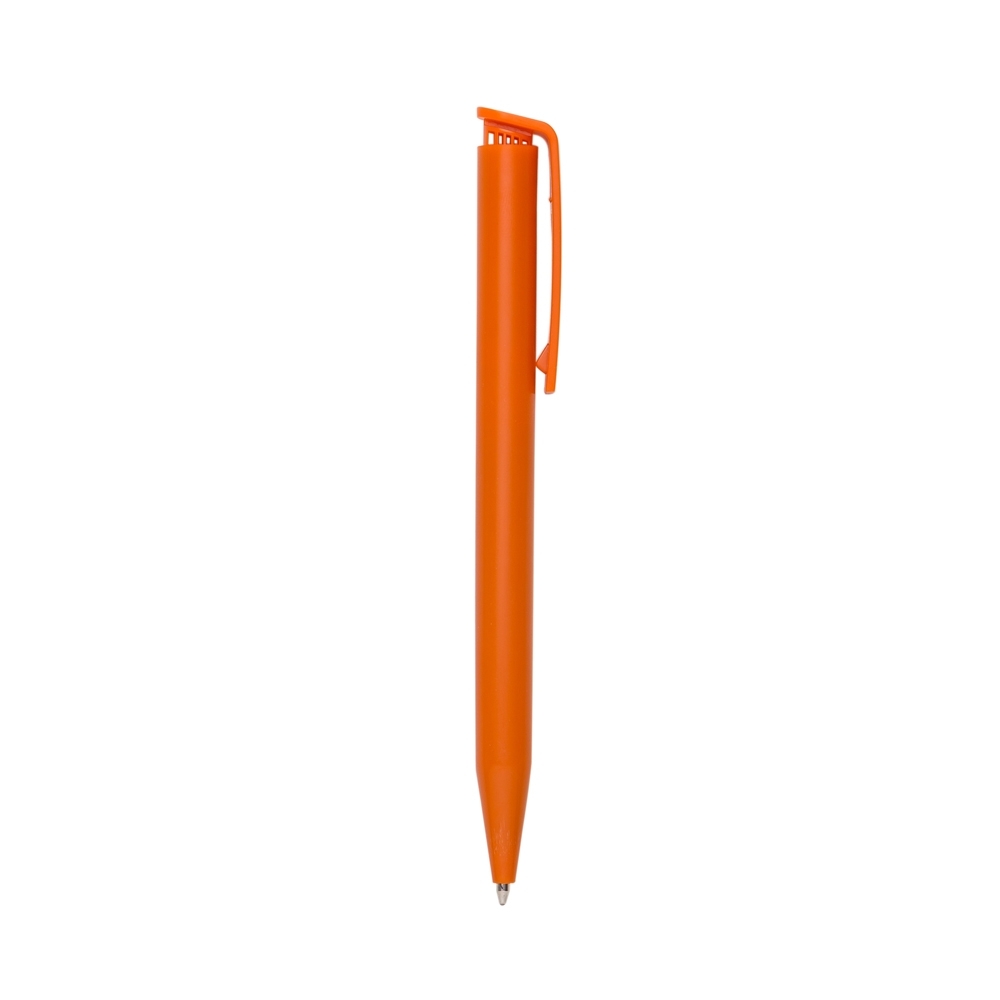 Caneta plastica laranja jpg