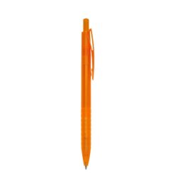 Caneta plastica laranja jpg