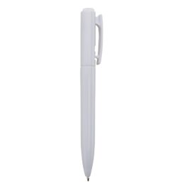 Caneta plastica leitosa branco jpg