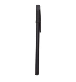 Caneta plastica preto jpg