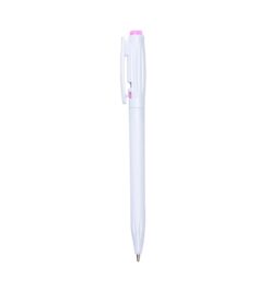 Caneta plastica rosa jpg