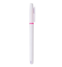 Caneta plastica rosa jpg