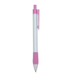 Caneta plastica rosa jpg